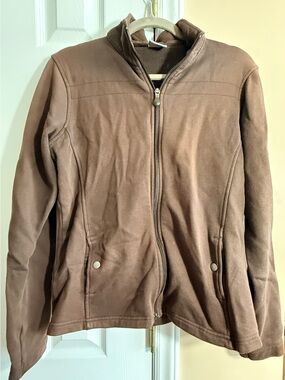 Columbia Brown Full-Zip Fleece Jacket